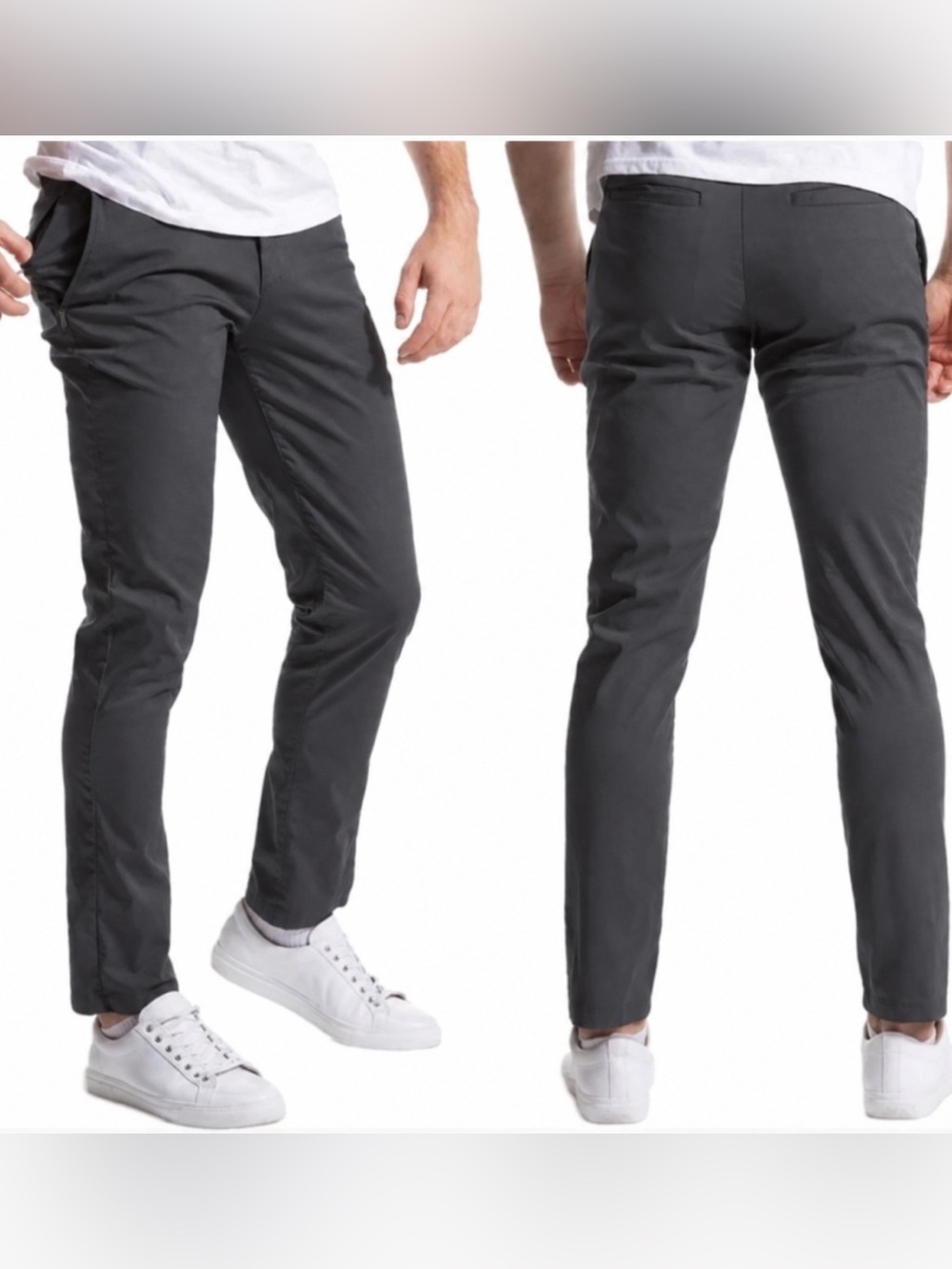 Birddogs Boom for Your Boomstick Charcoal Slim Straight Pants 28x28